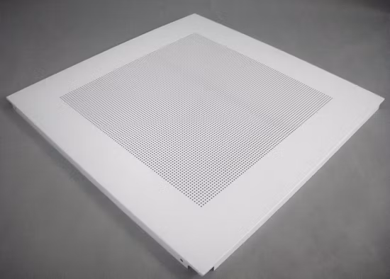 Controsoffitto in alluminio metallico perforato prezzo di fabbrica OEM per la decorazione dell'ufficio