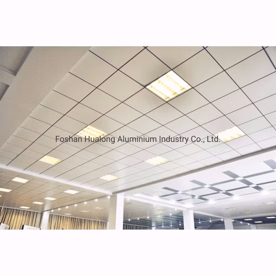 Soffitto a inserto in alluminio con pezzo a T con scanalatura, trave a T per controsoffitto